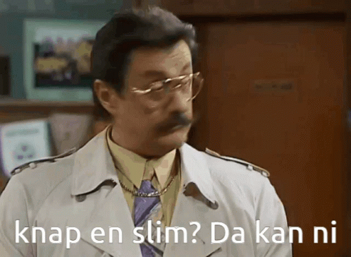 Knap en slim? Dat kan ni