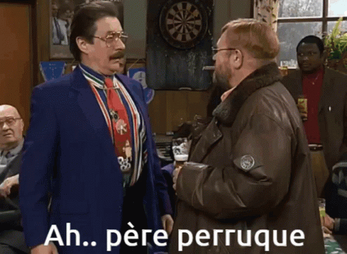 Ah... une perruque