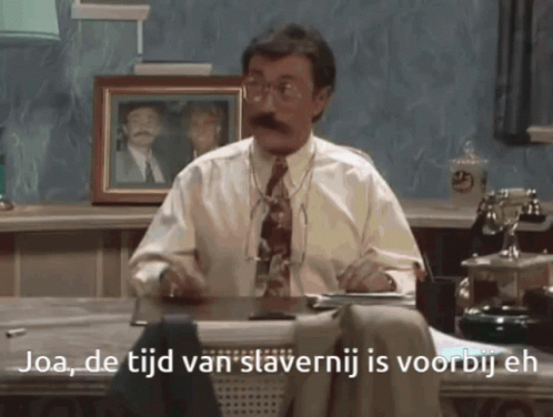 Ja, de tijd van de slavernij is voorbij