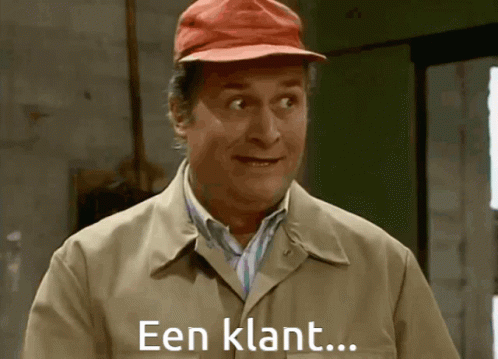 Een klant...