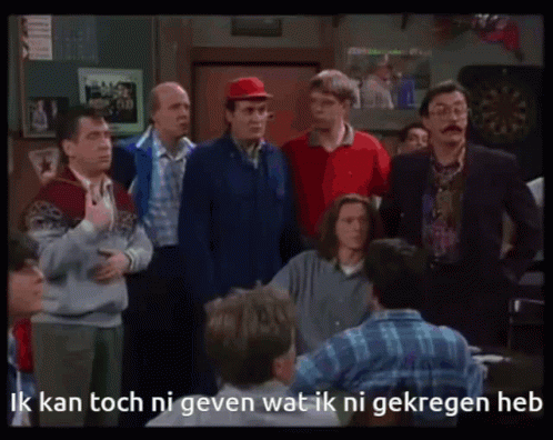 Ik kan toch ni geven wat ik ni gekregen heb