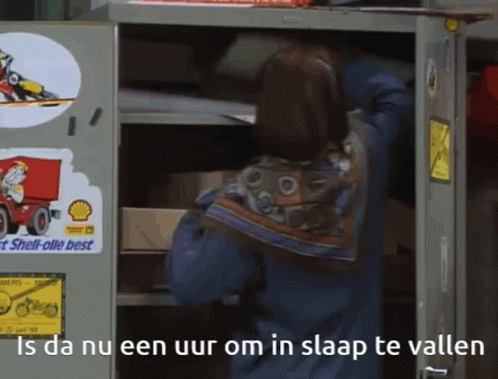 't Is dan een uur om in slaap te vallen