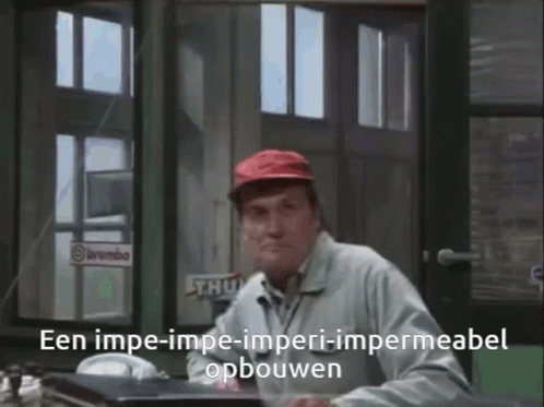 Een impe-impe-imperi-impermeabel opbouwen