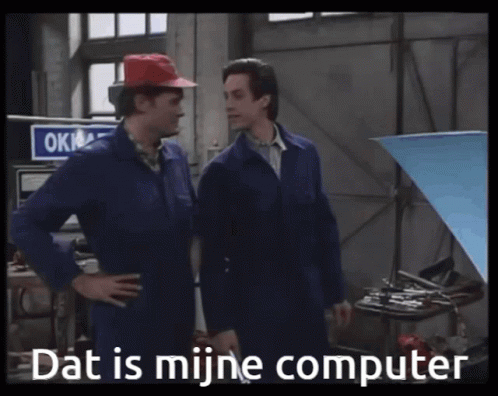 Dat is mijne computer
