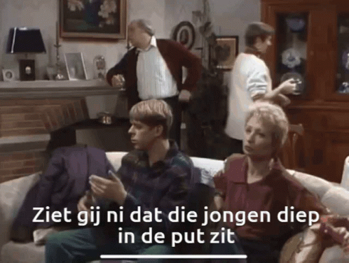 Ziet gij ni dat die jongen in de put zit