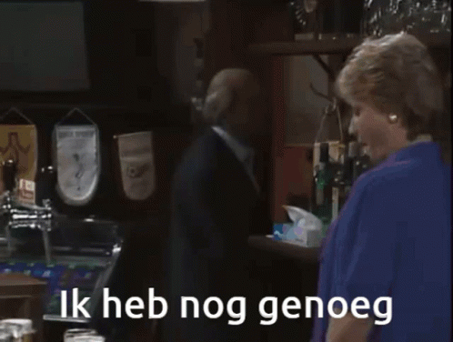 Ik heb nog genoeg