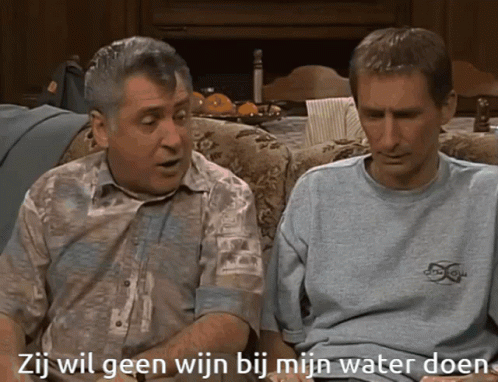 Zij wil geen water bij de wijn doen