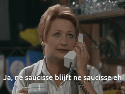 Ja, ne saucisse blijft ne saucisse eh