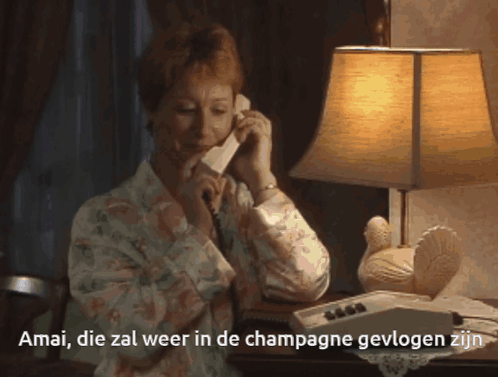 Pascale heeft te veel champagne op