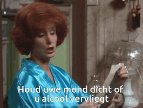 Carmen heeft te diep in het glas gekeken