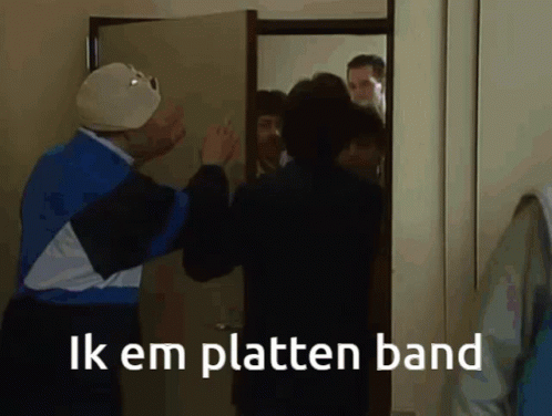 Ik em platten band