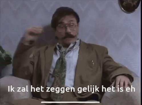 Ik zal het zeggen