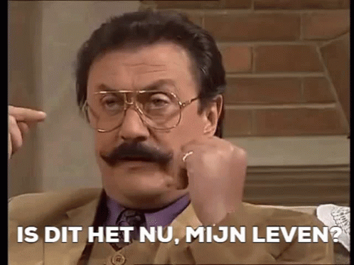 Is dit het nu, mijn leven