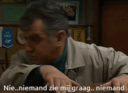 Nie niemand zie mij graag niemand