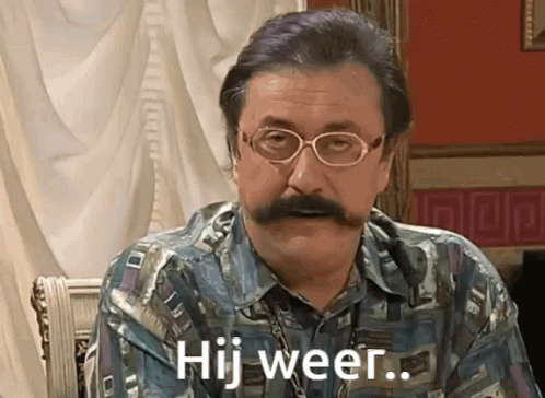 Hij weer