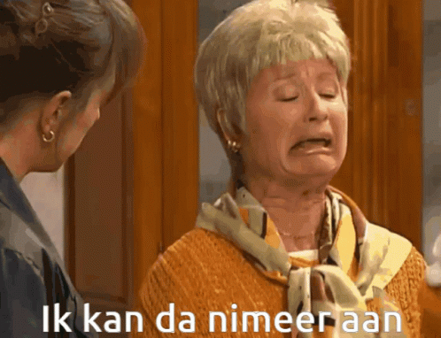 Ik kan da nimeer aan