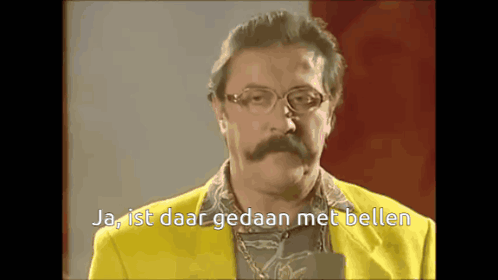 Ja ist daar gedaan met bellen
