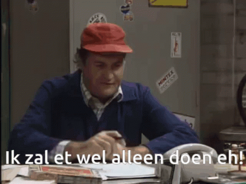 Ik zal het wel alleen doen eh