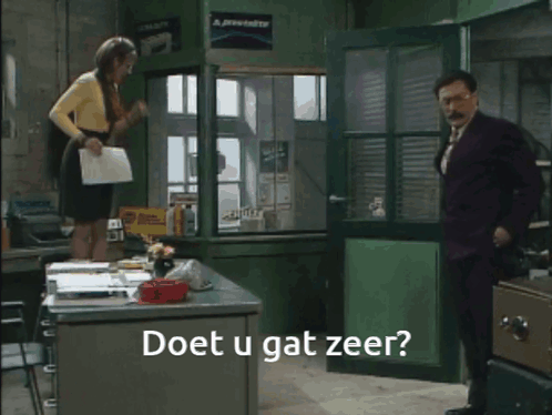 Doet u gat zeer
