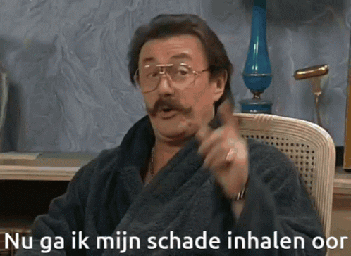 Nu ga ik mijn schade inhalen