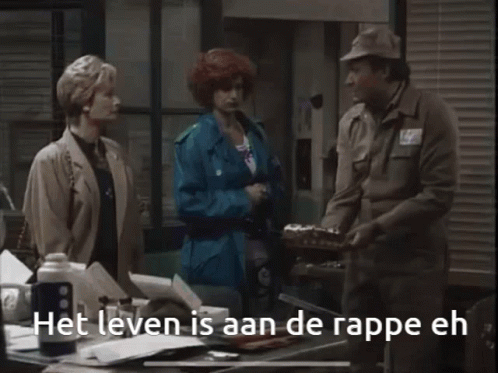Het leven is aan de rapper eh