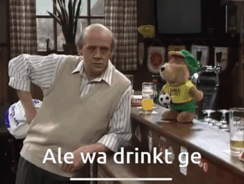 Ale, wa drinkt ge?