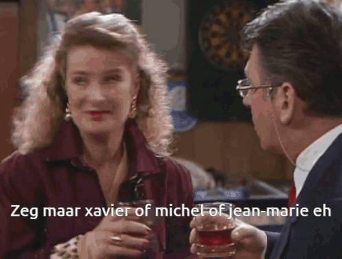 Liefde is blind, gesprek met wijn