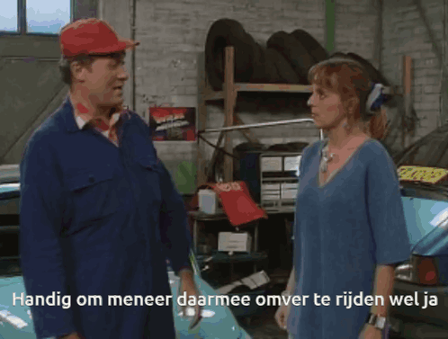 Handig om meneer daarmee omver te rijden wel ja
