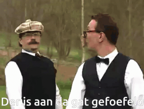 Der is aan da gat gefoefeld