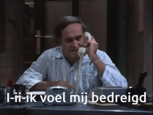 Bang, bedreigd voelen