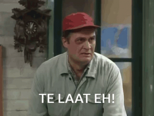 Te laat eh