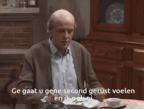 Ge gaat u gene second gerust voelen