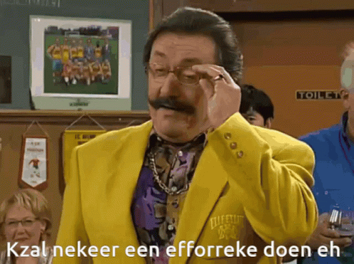 Kzal nekeer een efforteke doen eh