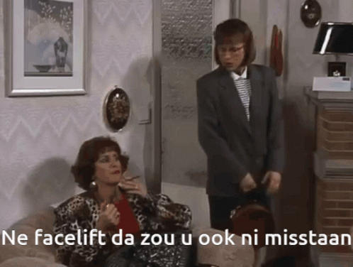 Ne facelift da zou u ook ni misstaan