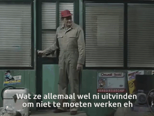 Dimitri in overall, personeel
