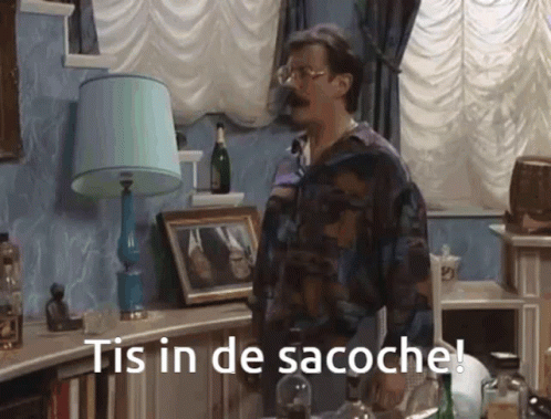 't Is in de sacoche