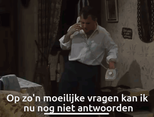 Op zo'n moeilijke vragen kan ik nu nog niet antwoorden