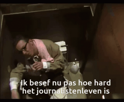 Ik besef nu pas hoe hard het journalistenleven is