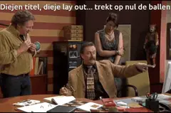 Diejen titel, dieje lay-out... trekt op niks