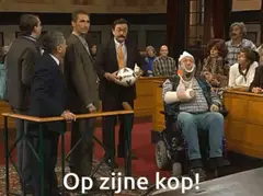 Boma en Fernand in café De Bal