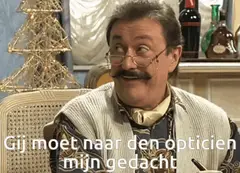 Boma ziet het niet: zijt ge blind?