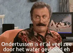 Ondertussen is er al veel water door de zee gevloeid