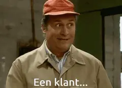 Een klant...