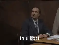 In uw kot!