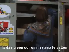 't Is dan een uur om in slaap te vallen