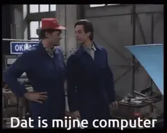 Dat is mijne computer