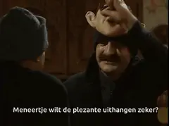 DDT hangt de plezante uit