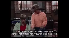 Ik zou in alle rust en kalmte willen eten, zonder het gezaag van vrouwen rond mijn oren