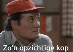 Zo'n opzichtige kop
