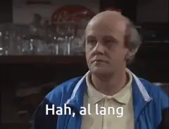 Ha, dat is lang geleden
